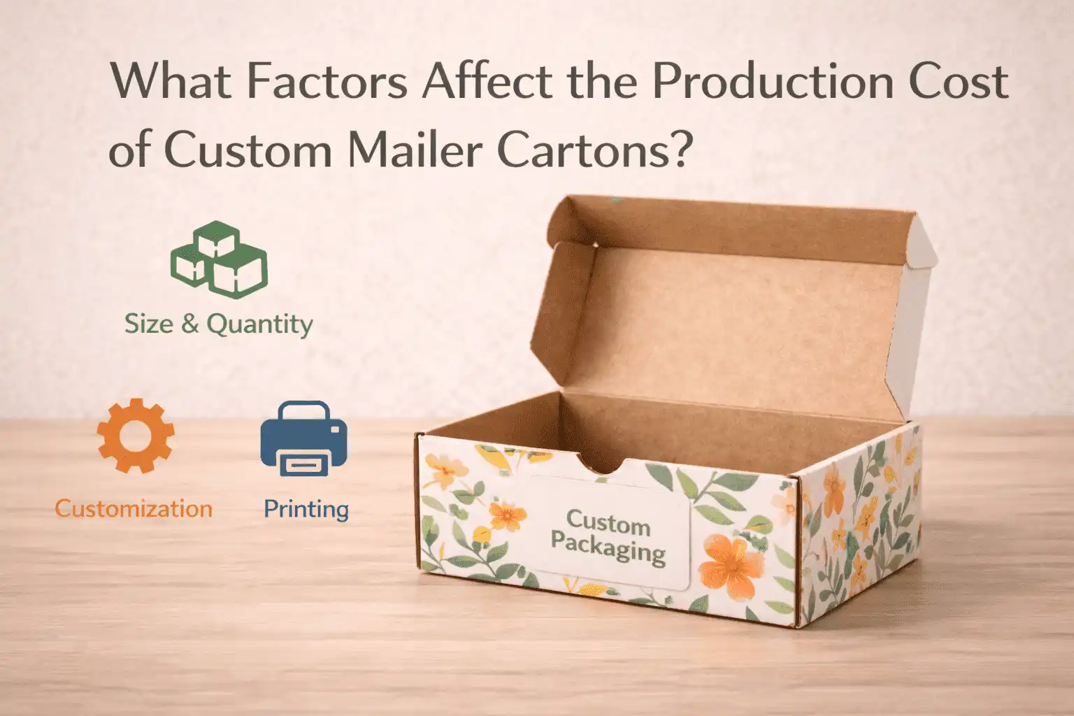What Factors Affect the Production Cost of Custom Mailer Cartons?